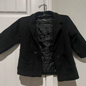 Toddler Black Peacoat size 3-4T